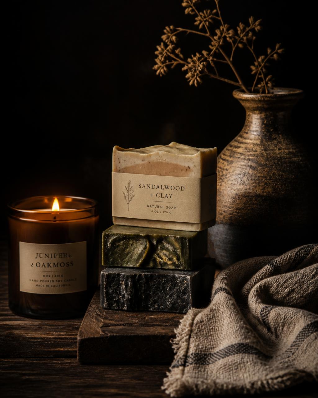 Artisan soap, candle and ceramics on display at Fine Things boutique